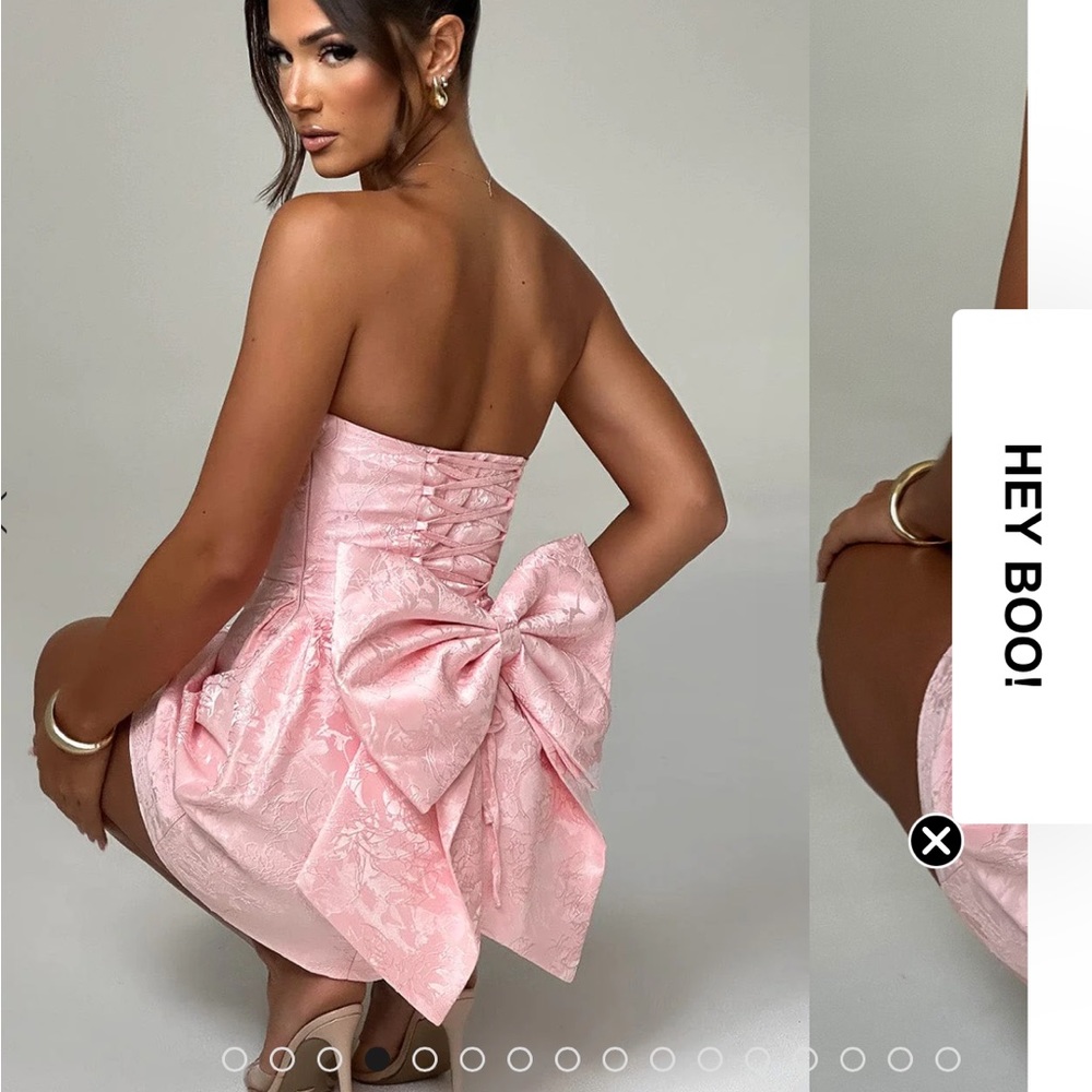 Elenora Mini Dress - Blush Babyboo Fashion